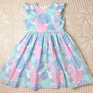 Kelly's Kids Girls 10-12 Years Pastel Floral Pinafore Lisa Dress